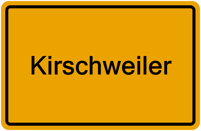 Handelsregister Kirschweiler