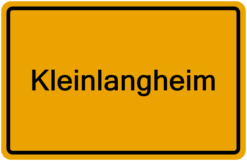 Handelsregister Kleinlangheim