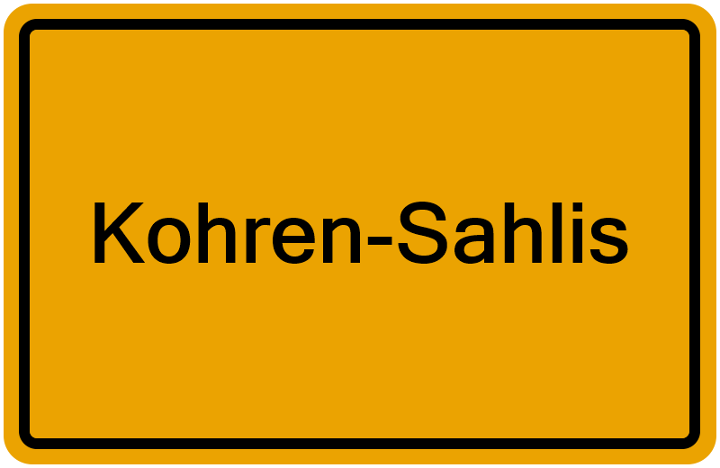 Handelsregister Kohren-Sahlis