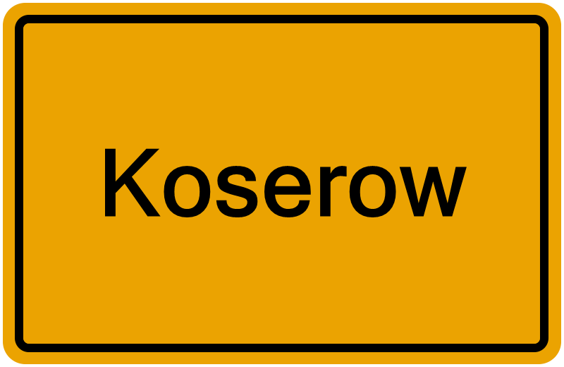 Handelsregister Koserow