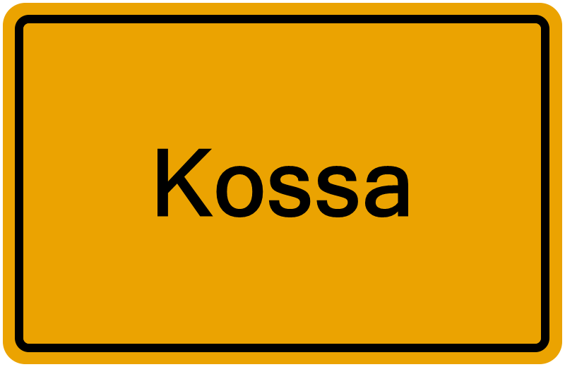 Handelsregister Kossa