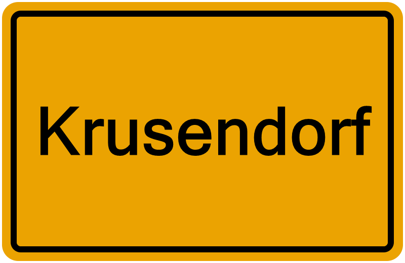 Handelsregister Krusendorf