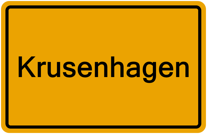 Handelsregister Krusenhagen
