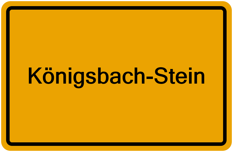 Handelsregister Königsbach-Stein