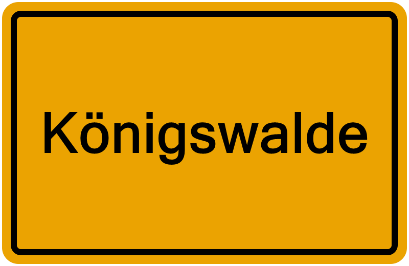 Handelsregister Königswalde