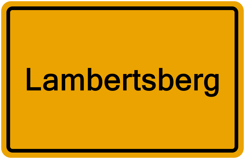 Handelsregister Lambertsberg