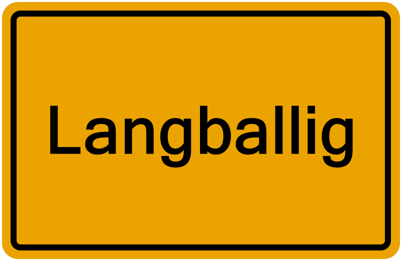 Handelsregister Langballig