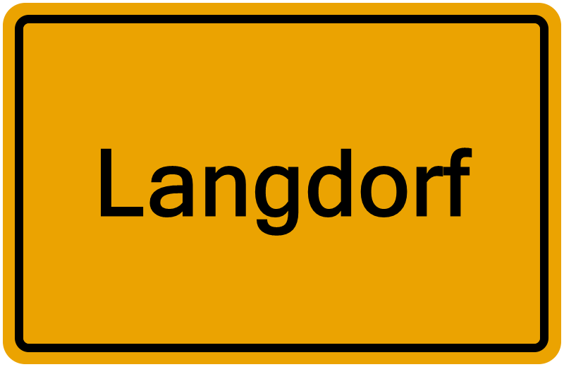 Handelsregister Langdorf