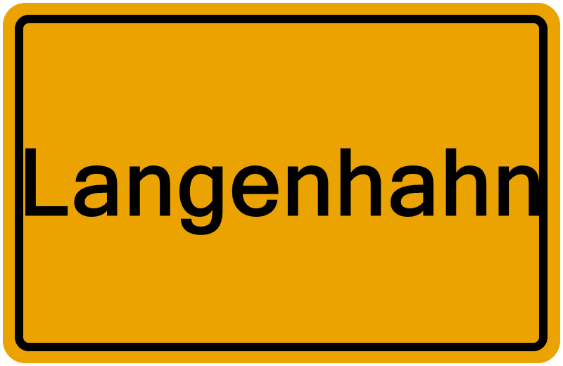 Handelsregister Langenhahn