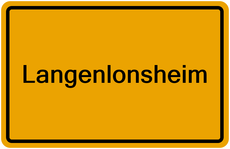 Handelsregister Langenlonsheim