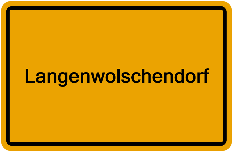 Handelsregister Langenwolschendorf