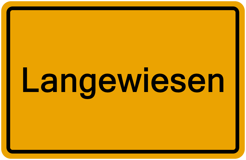 Handelsregister Langewiesen