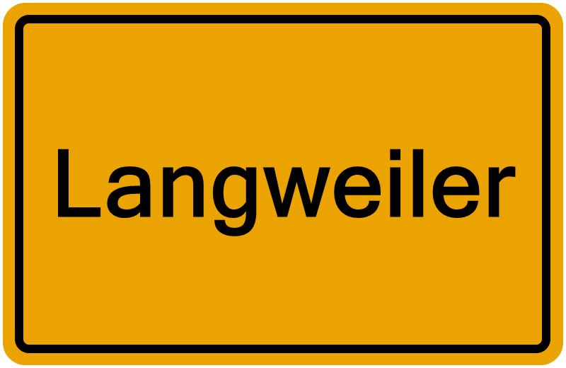 Handelsregister Langweiler
