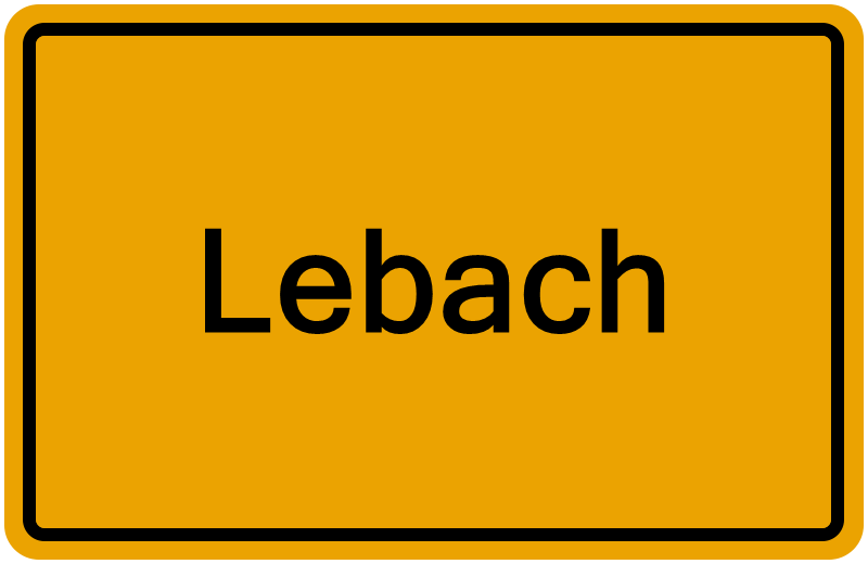 Handelsregister Lebach