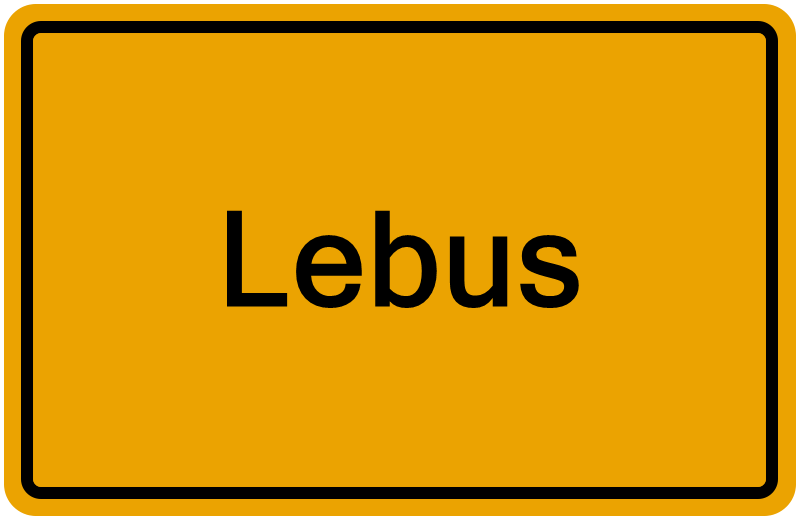 Handelsregister Lebus