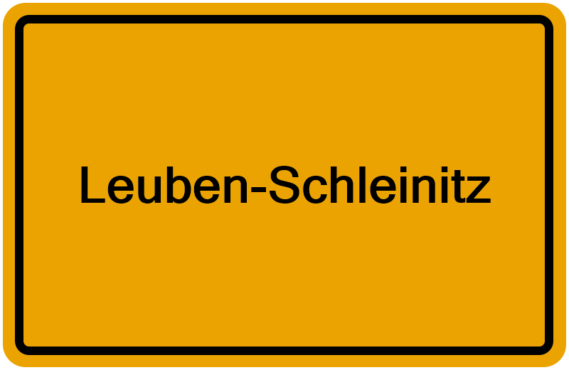 Handelsregister Leuben-Schleinitz