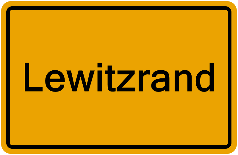 Handelsregister Lewitzrand