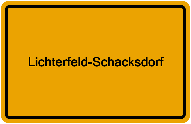 Handelsregister Lichterfeld-Schacksdorf