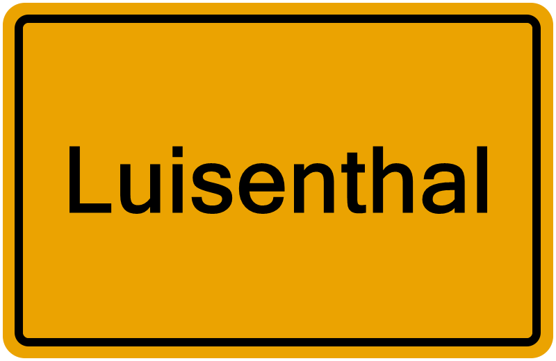 Handelsregister Luisenthal