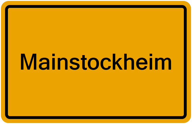 Handelsregister Mainstockheim