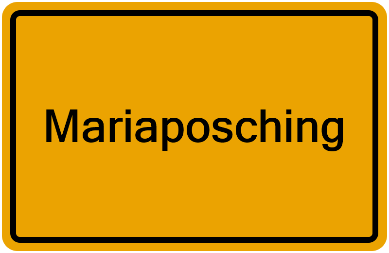 Handelsregister Mariaposching