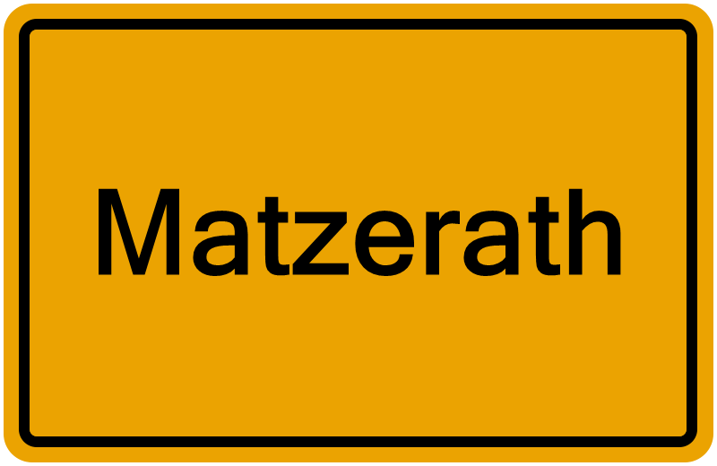Handelsregister Matzerath