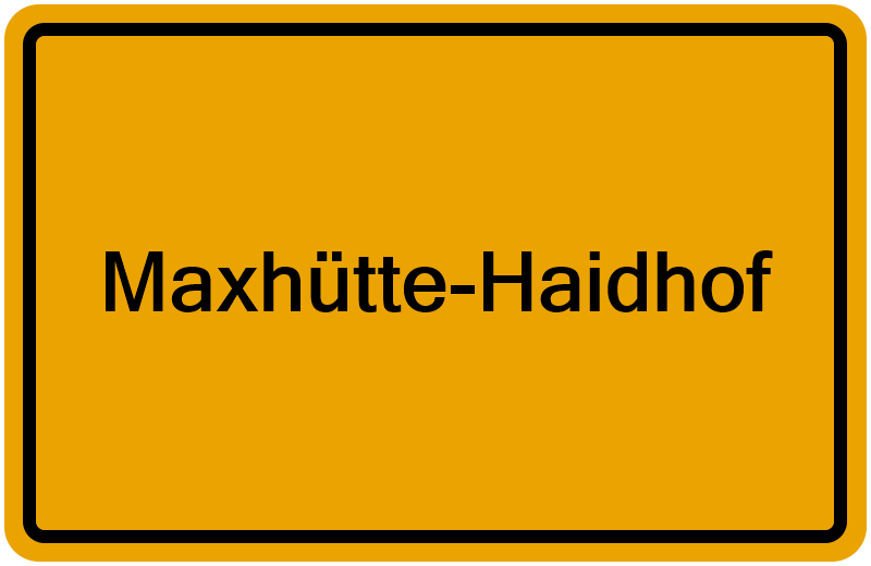 Handelsregister Maxhütte-Haidhof