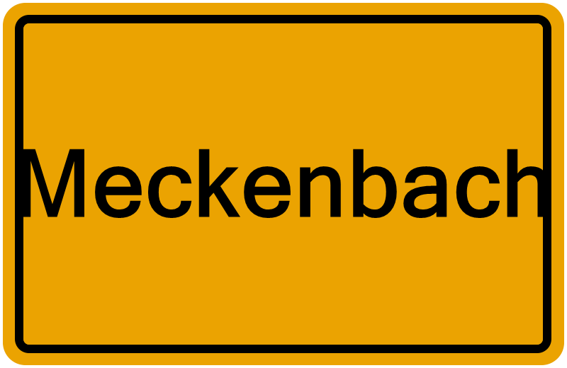 Handelsregister Meckenbach