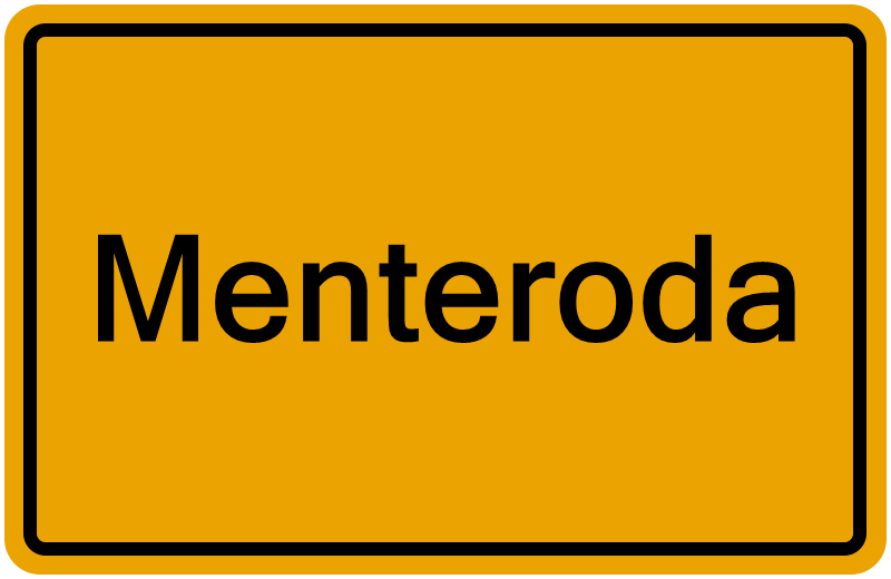 Handelsregister Menteroda