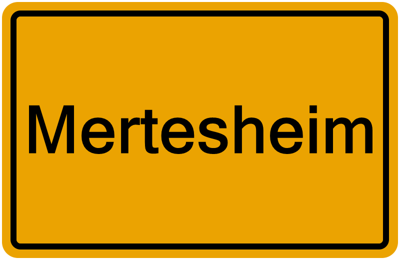 Handelsregister Mertesheim