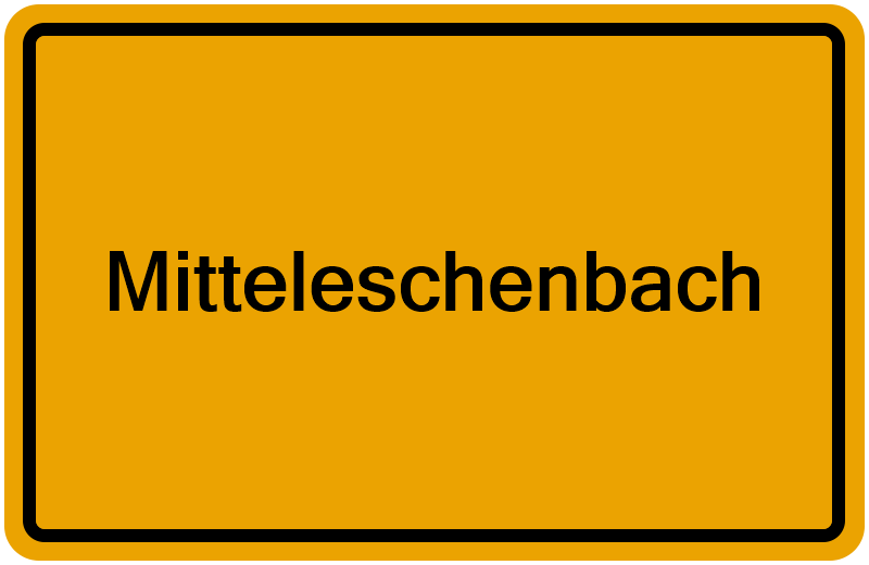 Handelsregister Mitteleschenbach