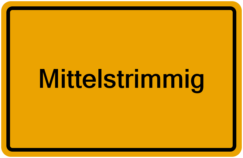 Handelsregister Mittelstrimmig