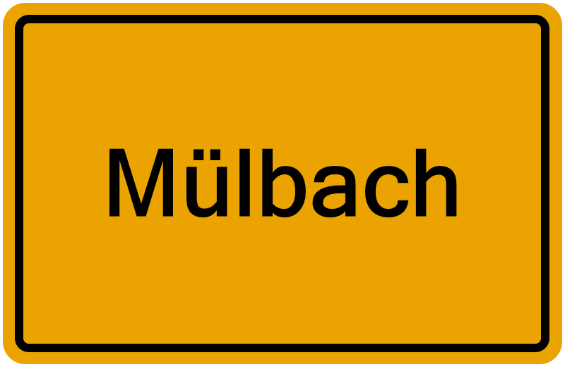 Handelsregister Mülbach