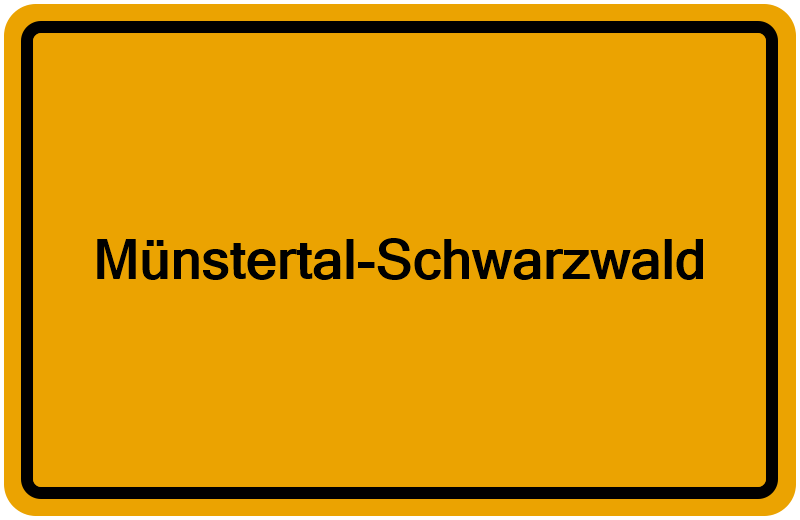 Handelsregister Münstertal-Schwarzwald