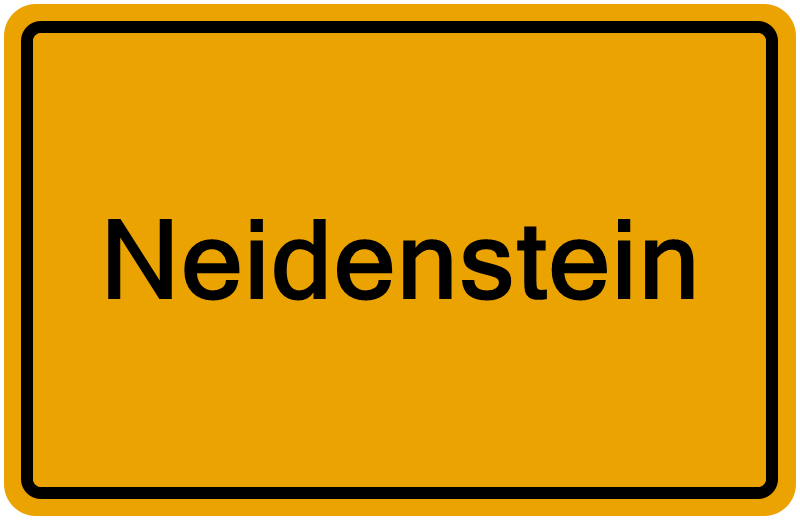 Handelsregister Neidenstein