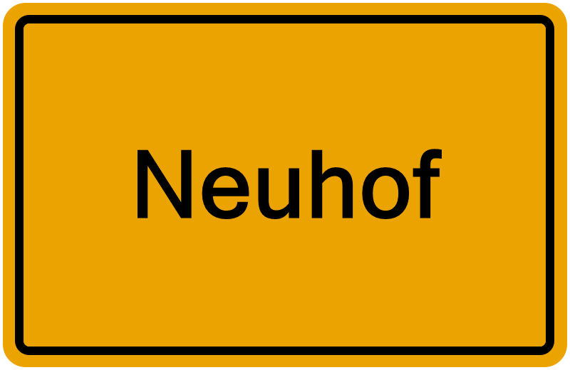 Handelsregister Neuhof
