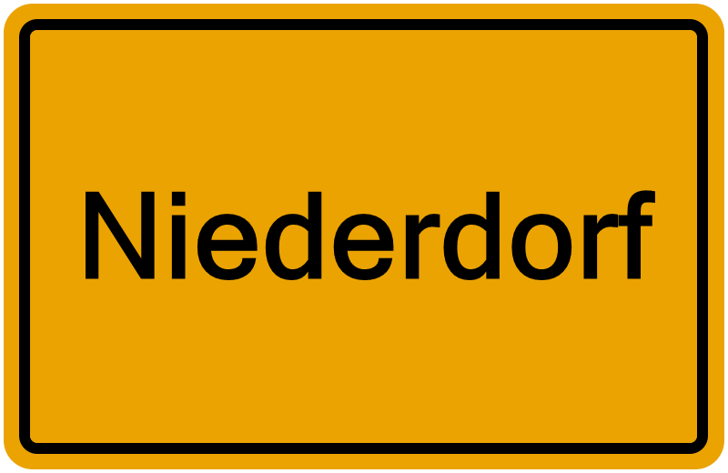 Handelsregister Niederdorf
