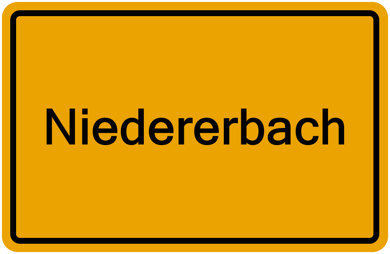 Handelsregister Niedererbach