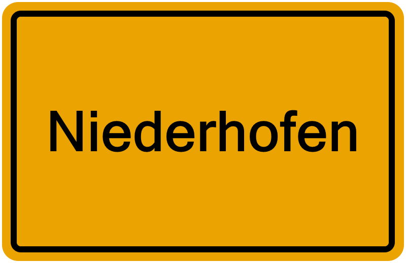 Handelsregister Niederhofen