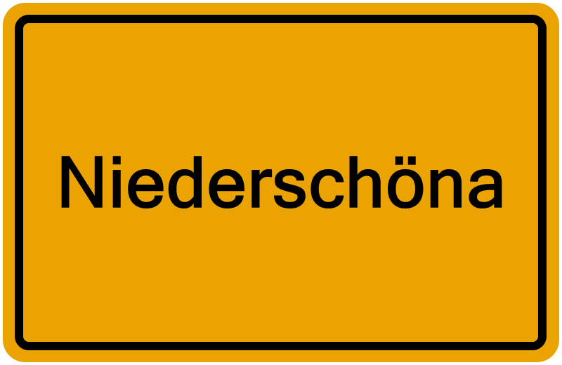 Handelsregister Niederschöna