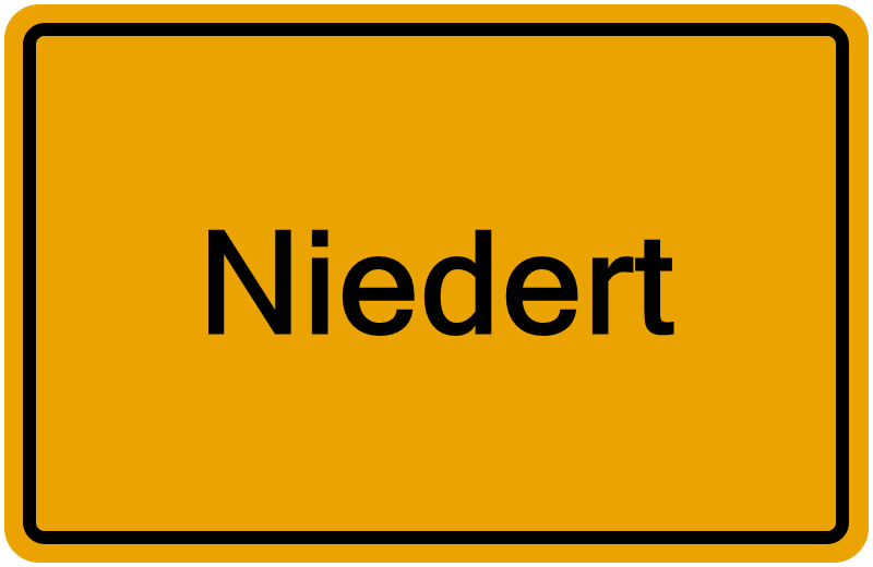 Handelsregister Niedert