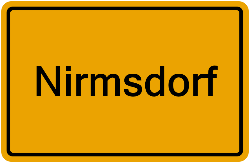 Handelsregister Nirmsdorf