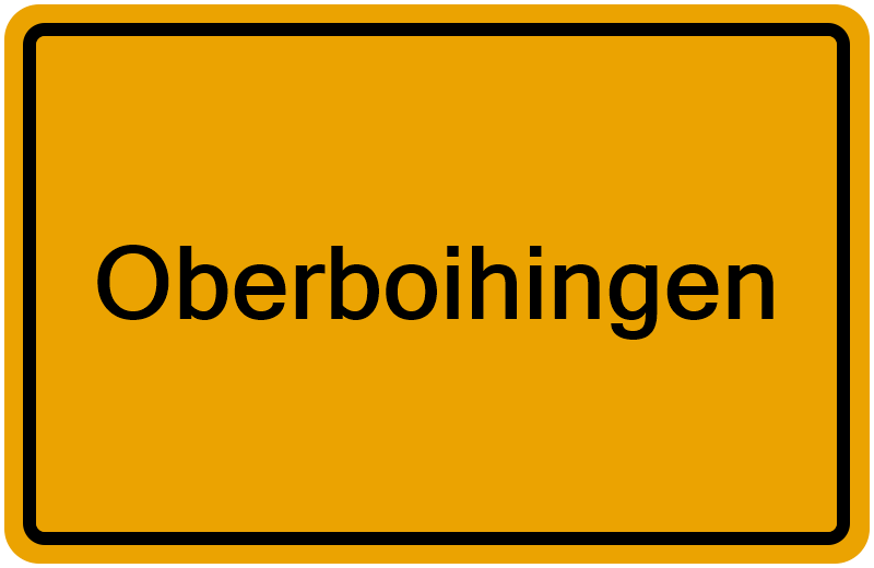 Handelsregister Oberboihingen