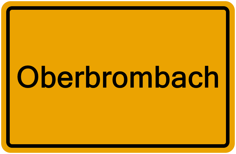 Handelsregister Oberbrombach