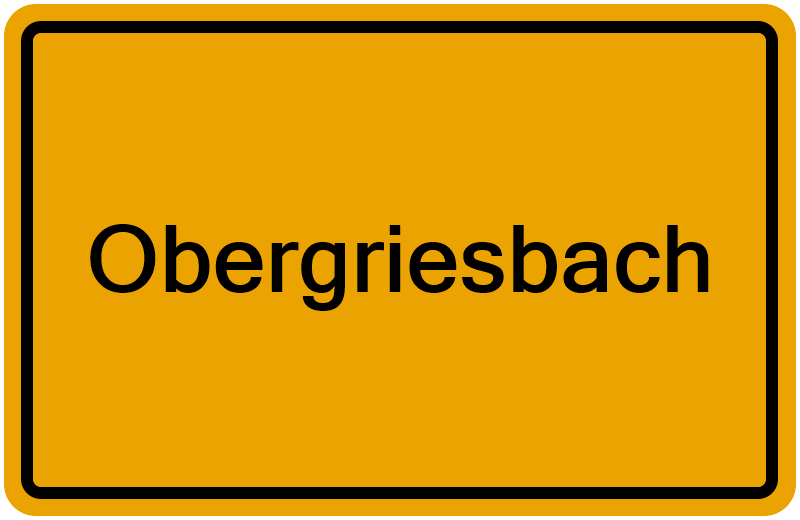 Handelsregister Obergriesbach