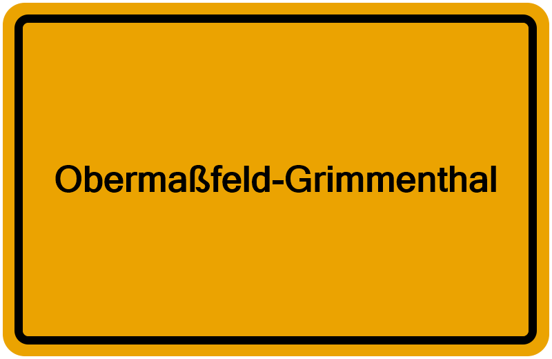 Handelsregister Obermaßfeld-Grimmenthal