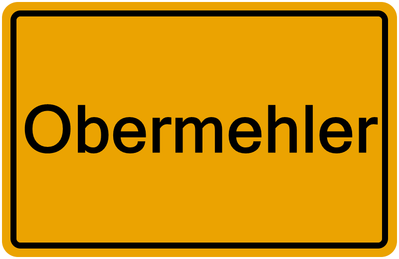 Handelsregister Obermehler
