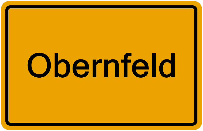 Handelsregister Obernfeld