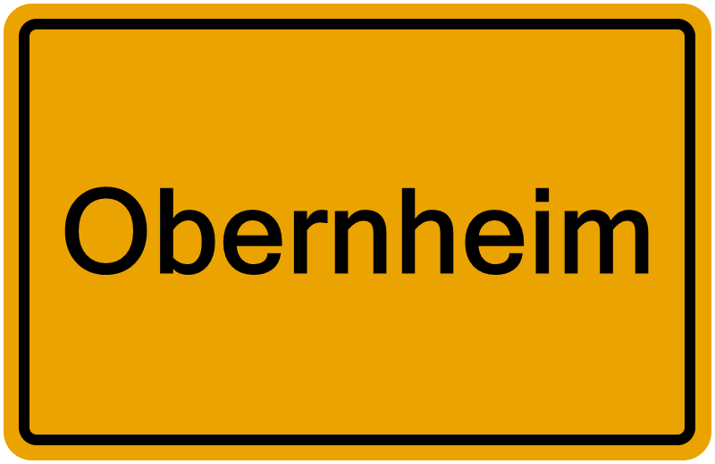 Handelsregister Obernheim