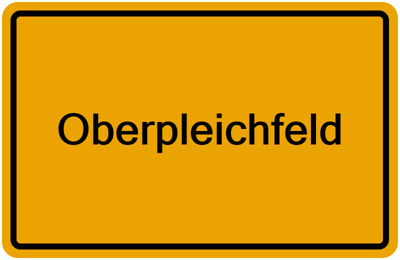 Handelsregister Oberpleichfeld